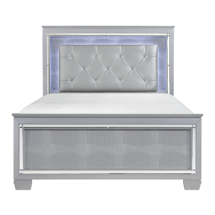 Allura Bed Frame in Silver