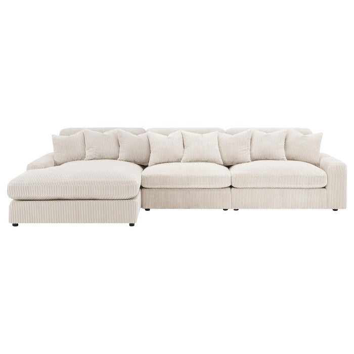 Blaine Upholstered Reversible Chaise Sectional Sofa