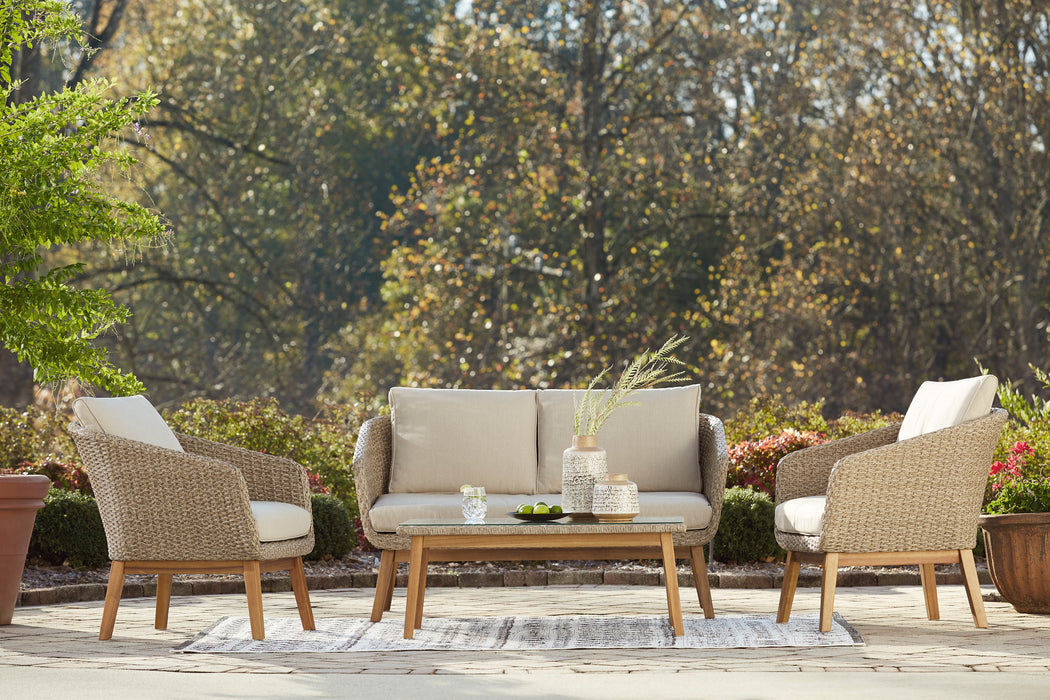 Crystal Cave 4-Piece Outdoor Set