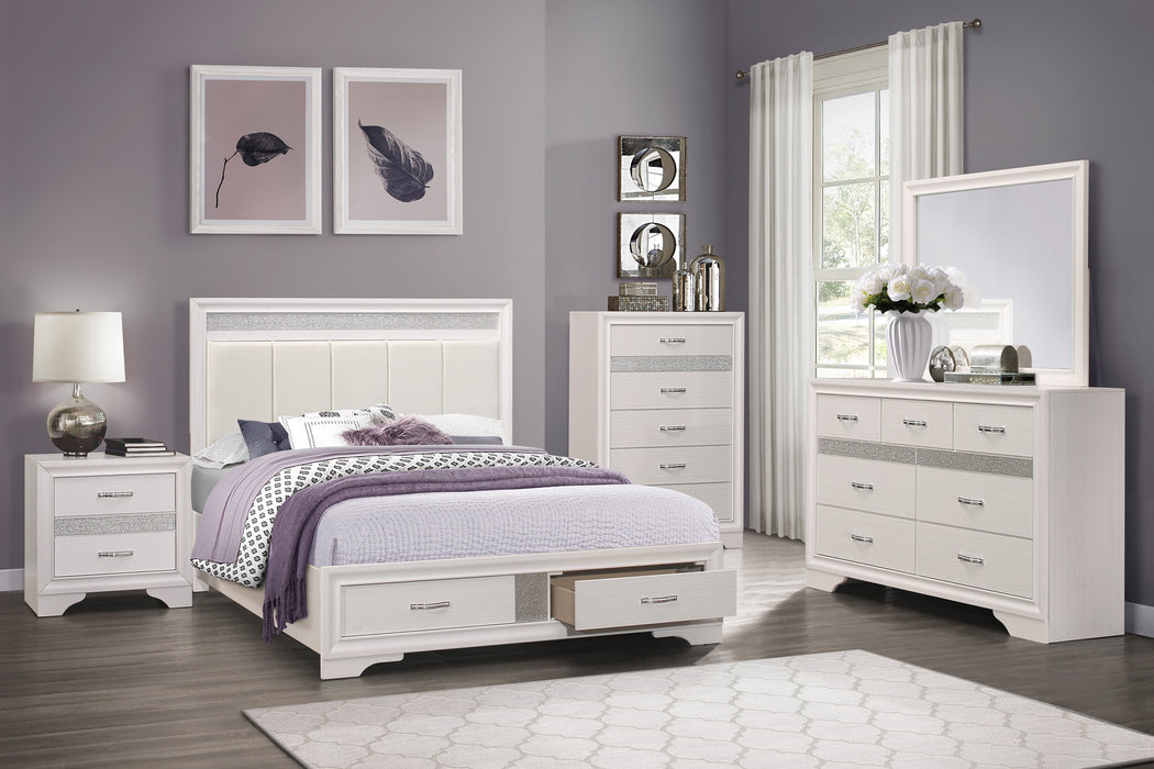 Luster Bedroom Set in White