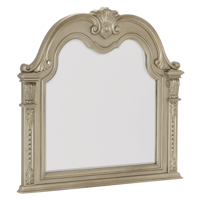 Cavalier Mirror in Gold & Silver