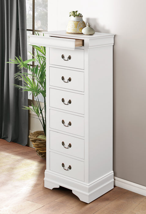 Mayville Lingerie Chest in White