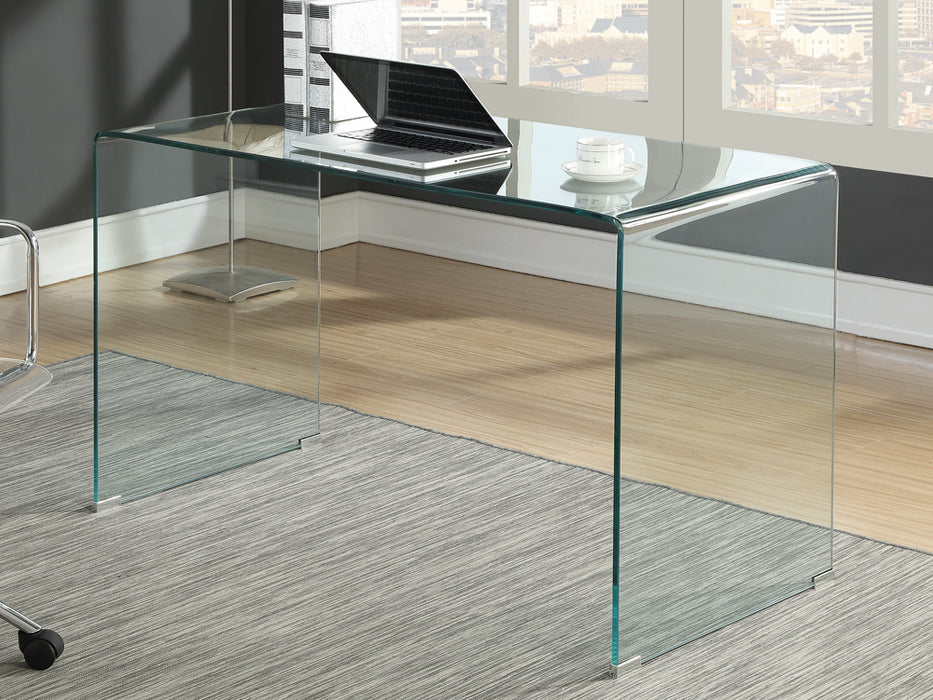 Highsmith Glass Writing Desk Clear
