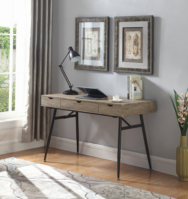Rafael Writing Desk in Rustic Driftwood