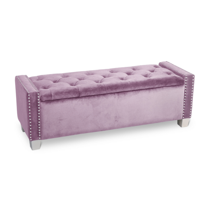 Crystal Bench in Pink