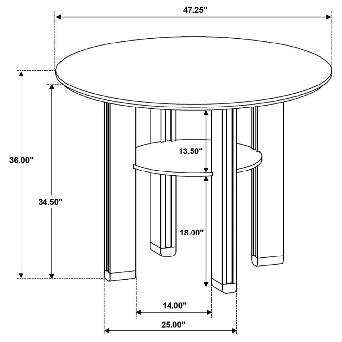 Ottowa 5 Pc Counter Height Dining Sets