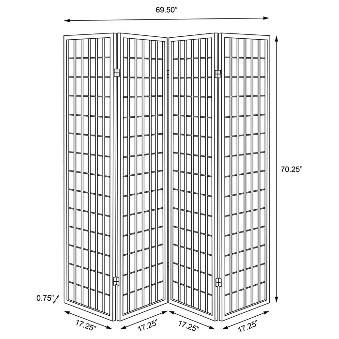 Roberto Four-Panel Room Divider