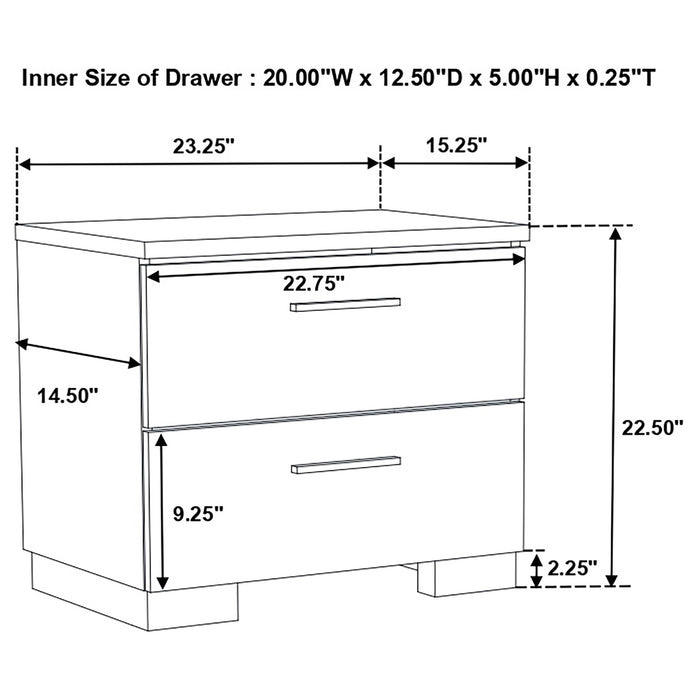 Felicity Bedroom Set White