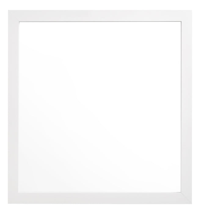 Kendall Square Dresser Mirror in White