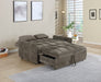 Cotswold Tufted Cushion Sleeper Sofa Bed Brown