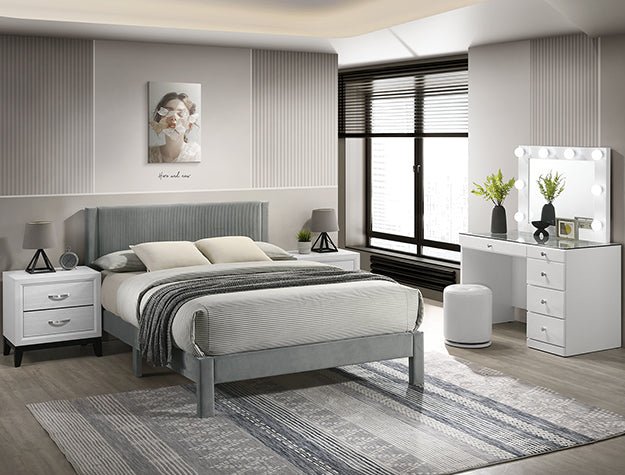 Lucia F Hb/Fb Side Rails Light Grey