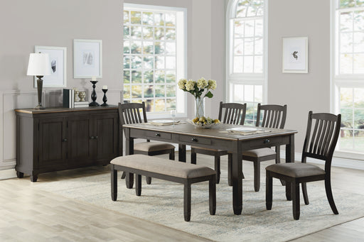 Granby 6-Piece Dining Set in Black