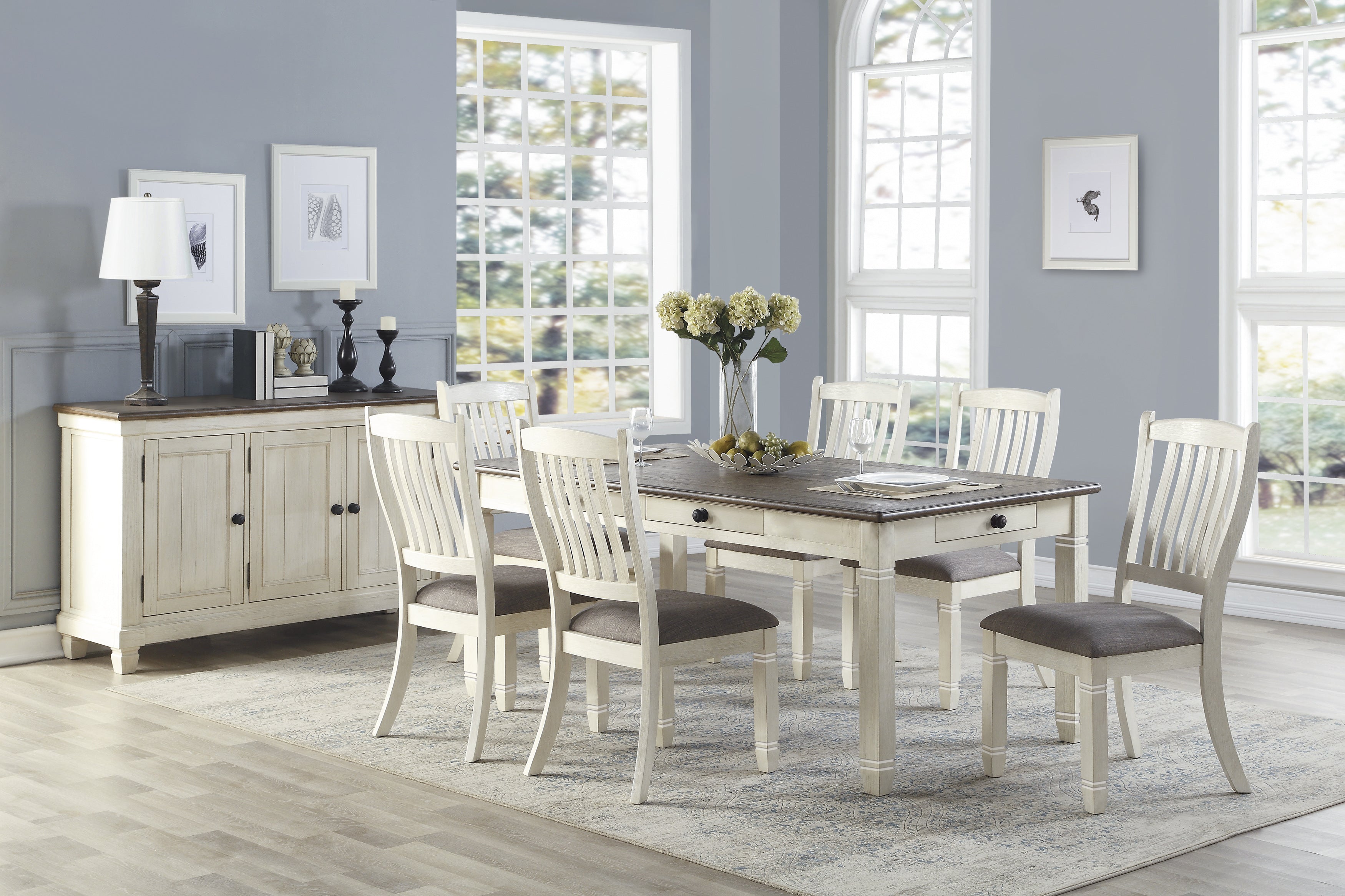 Grandby Dining Table in White