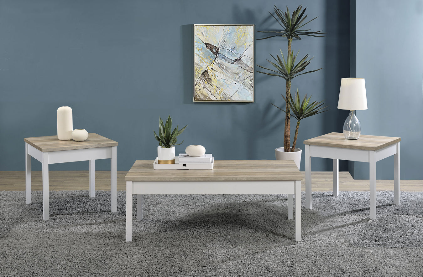 Antique Pine / White