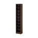 Eliam Rectangular Bookcase With 2 Fixed Shelves Cappuccino