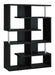 Hoover 5-Tier Bookcase Black And Chrome