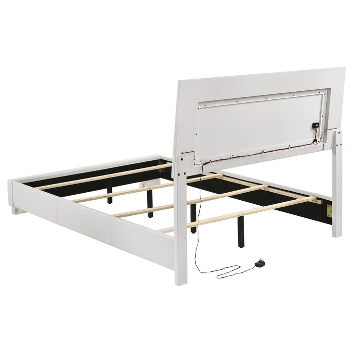 Felicity Panel Bed with LED Lighting