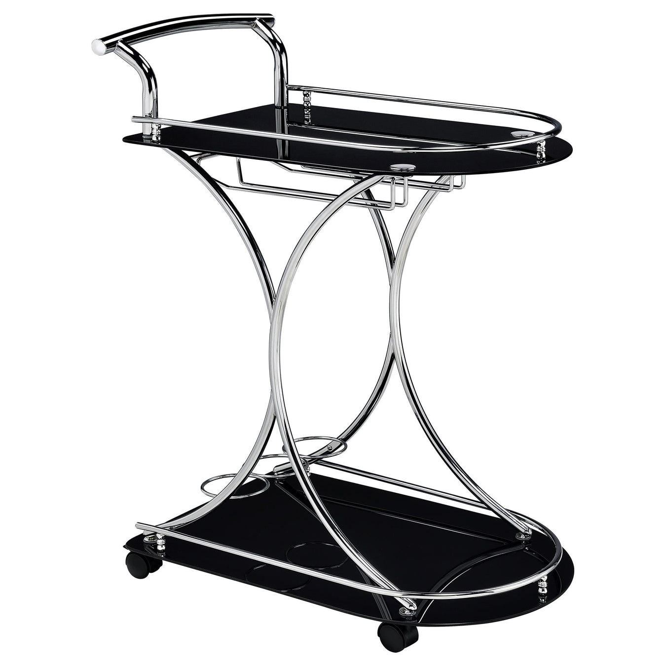 Black Glass / Chrome
