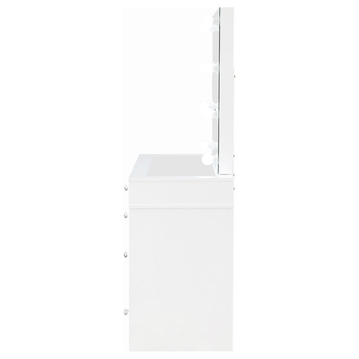 Regina Makeup Vanity Table with LED Mirror and Stool