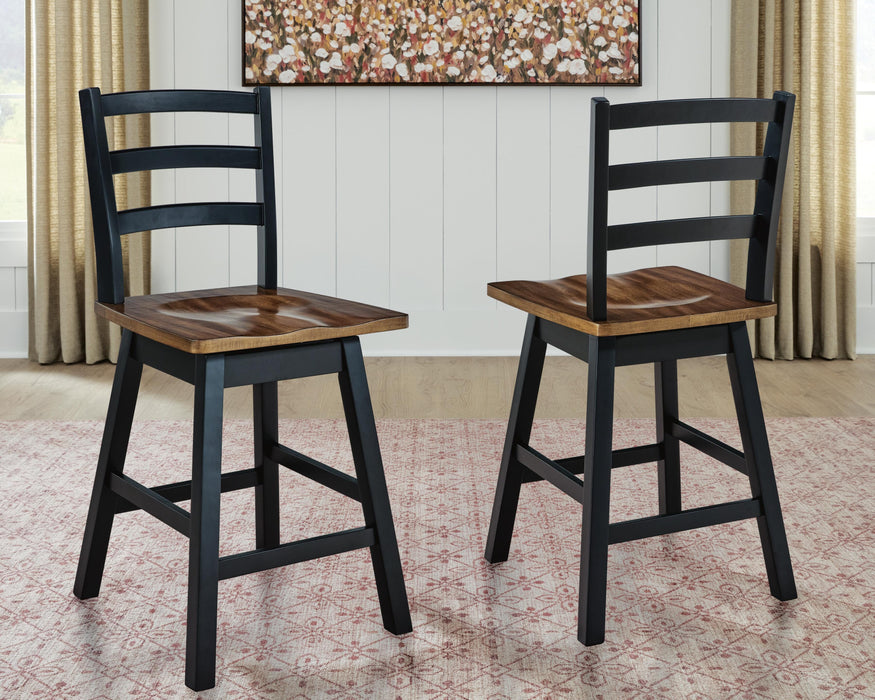 Wildenauer Counter Height Swivel Barstool
