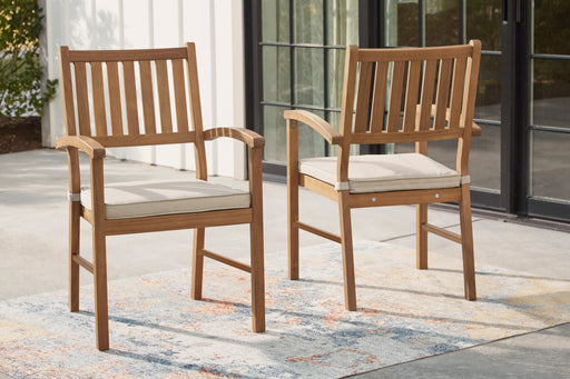 Janiyah Outdoor Arm Chairs (Set of 2)