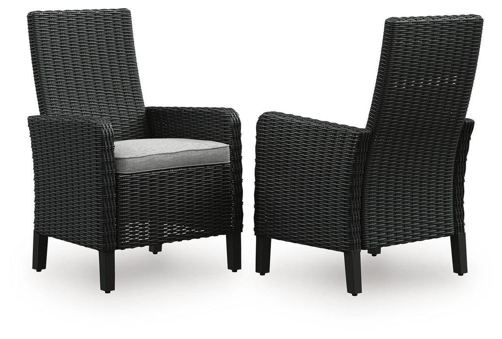 Beachcroft Outdoor Arm Chair with Cushion (Set of 2)