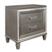 Tamsin Nightstand in Silver