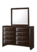 Crown Mark Emily Mirror in Dark Cherry image