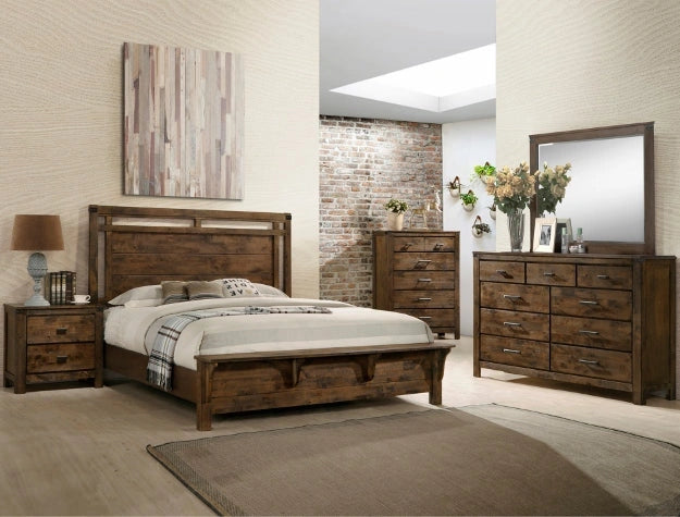 Crown Mark Furniture Curtis Chest in Rustic image