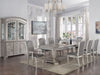 Crown Mark Klina Glam Dining Side Chair in Light Gray (Set of 2) image
