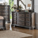 Crown Mark Sheffield Dresser in Antique Grey image