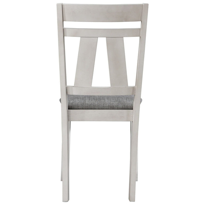 Crown Mark Maribelle Side Chair in Chalk/Grey 2158CG-S (Set of 2)