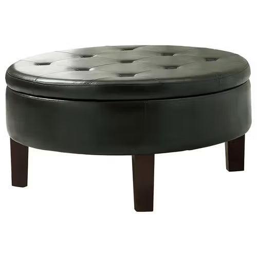 Reginald Ottoman in Brown FLOOR MODEL