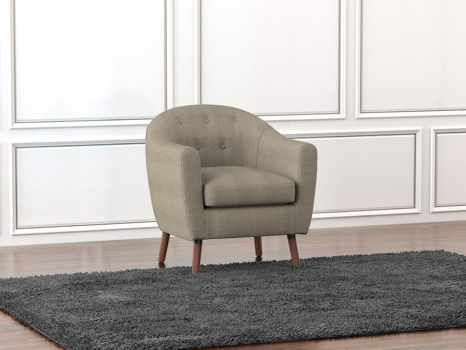 Lucille Accent Chair in Beige