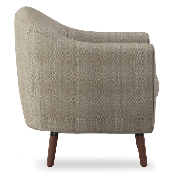 Lucille Accent Chair in Beige