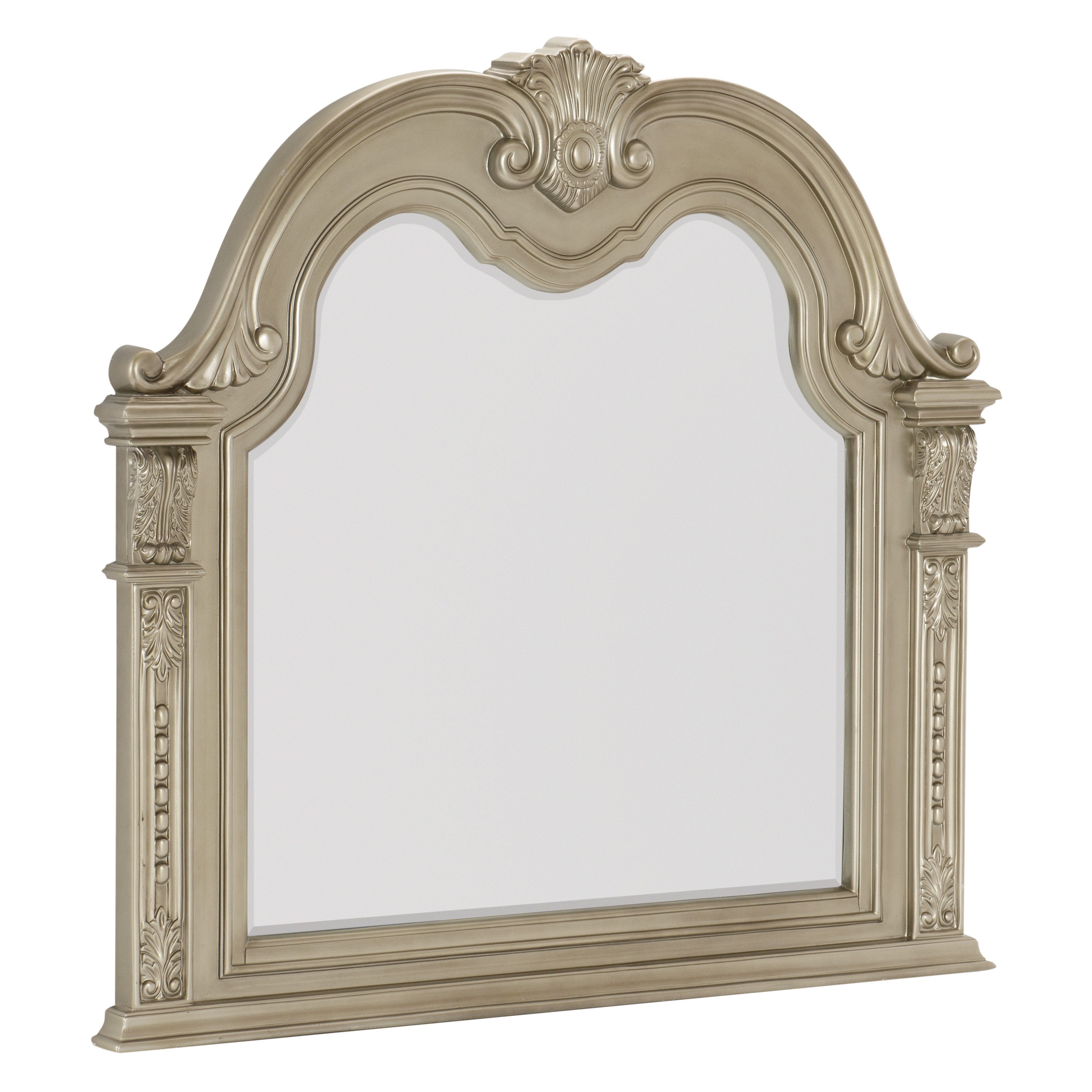 Cavalier Mirror in Gold & Silver