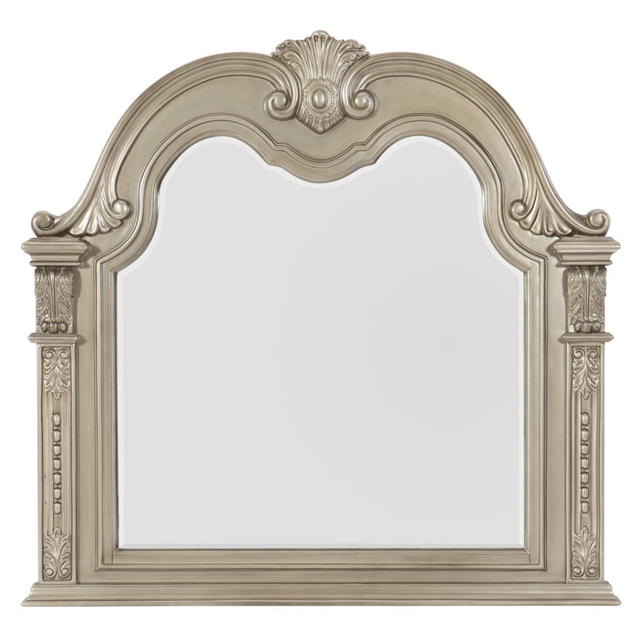 Cavalier Mirror in Gold & Silver