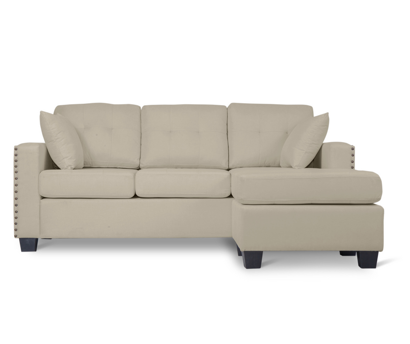 Madeline Reversible Sectional in Beige