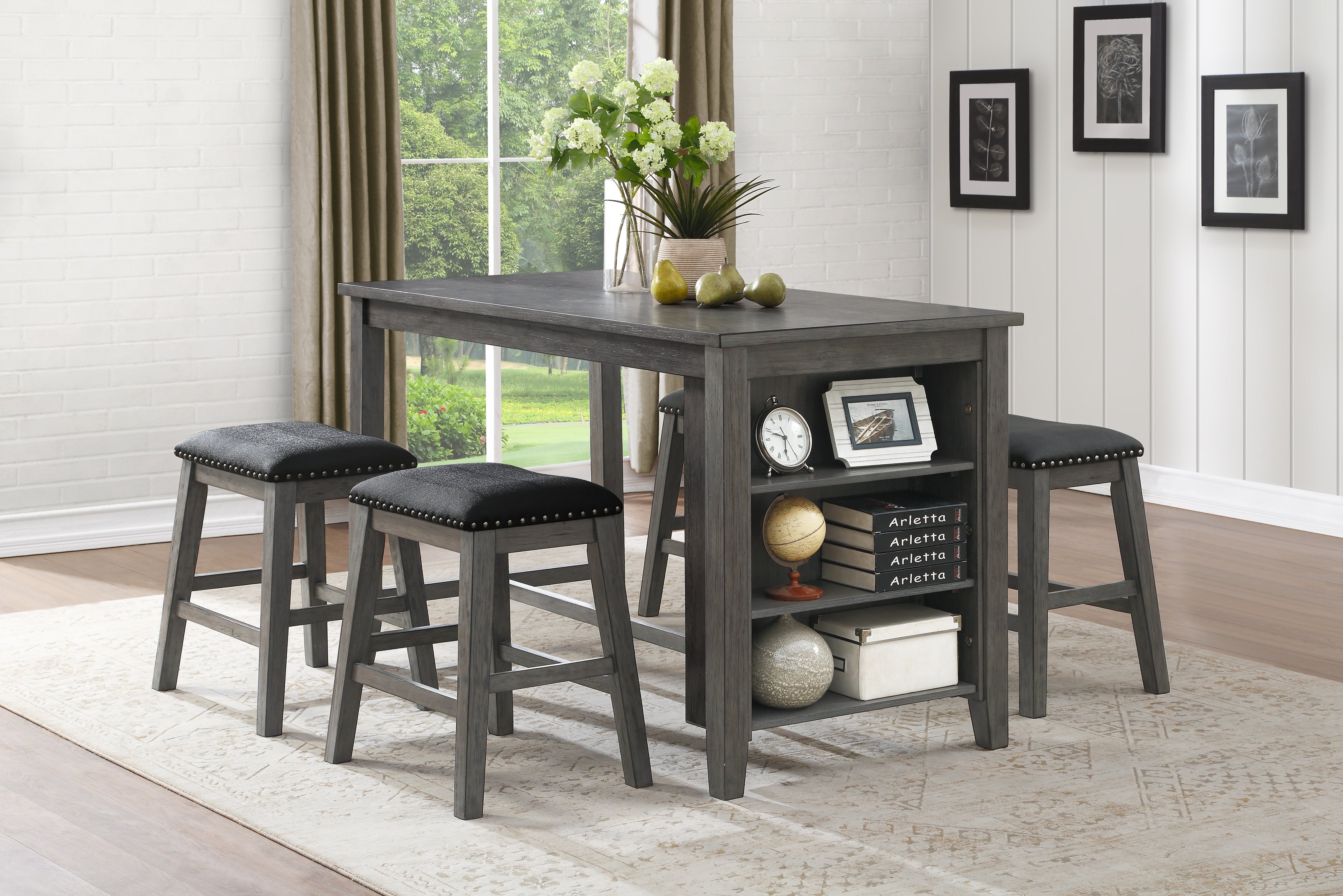 Timbre Dining Set in Grey