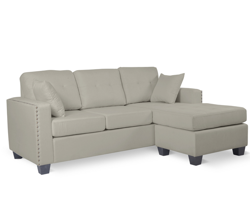 Madeline Reversible Sectional in Gray