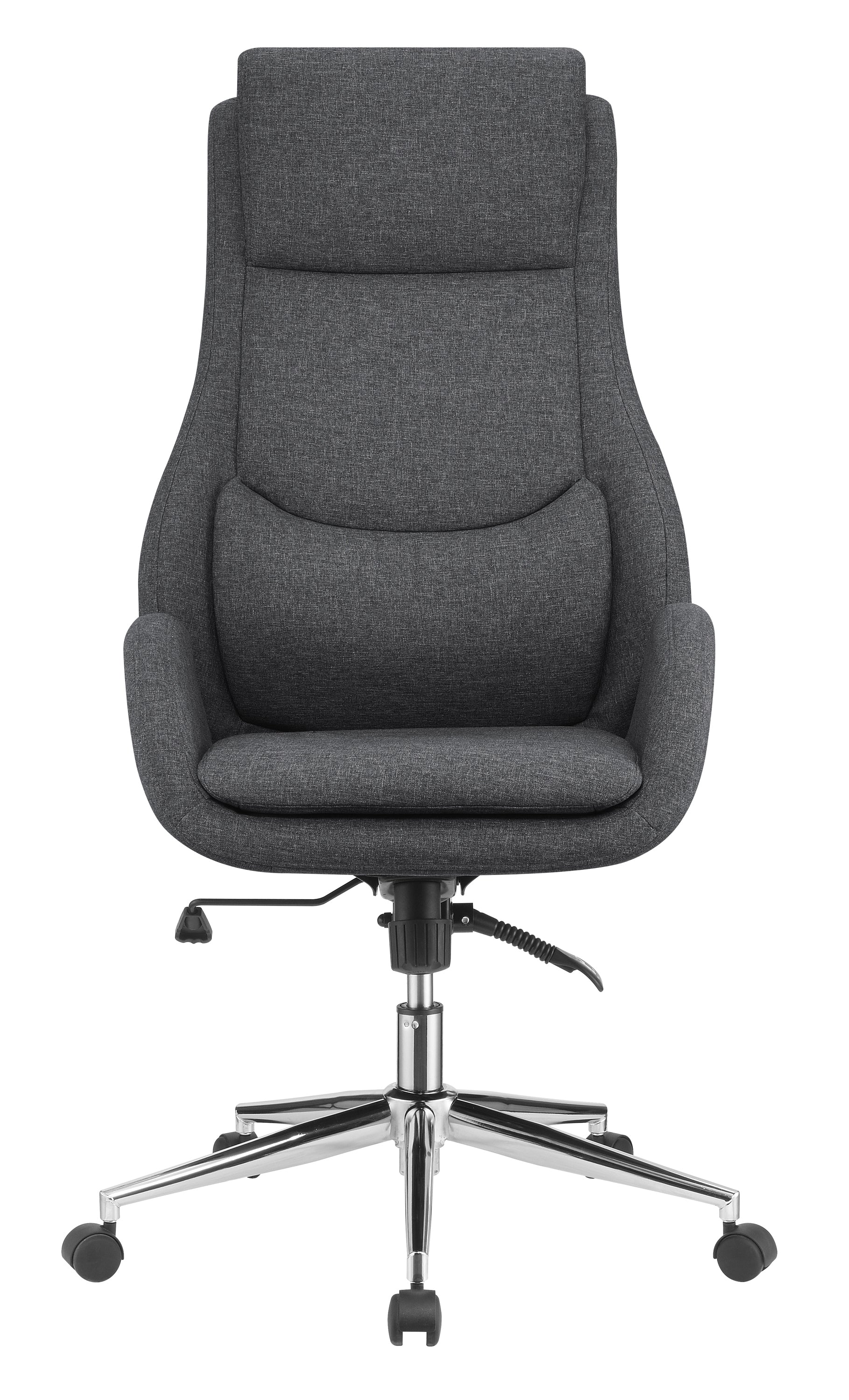 Chrome & Fabric Office Chair