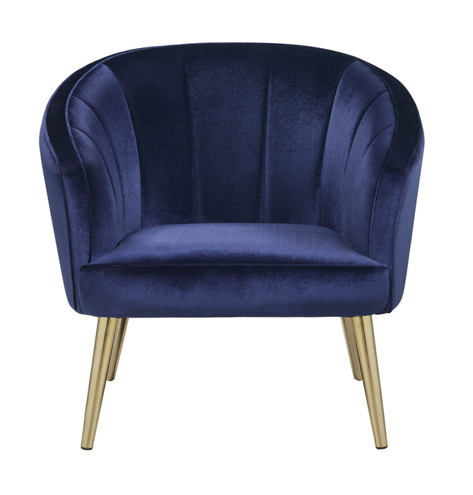 Upholstered Sloped Arm Accent Chair