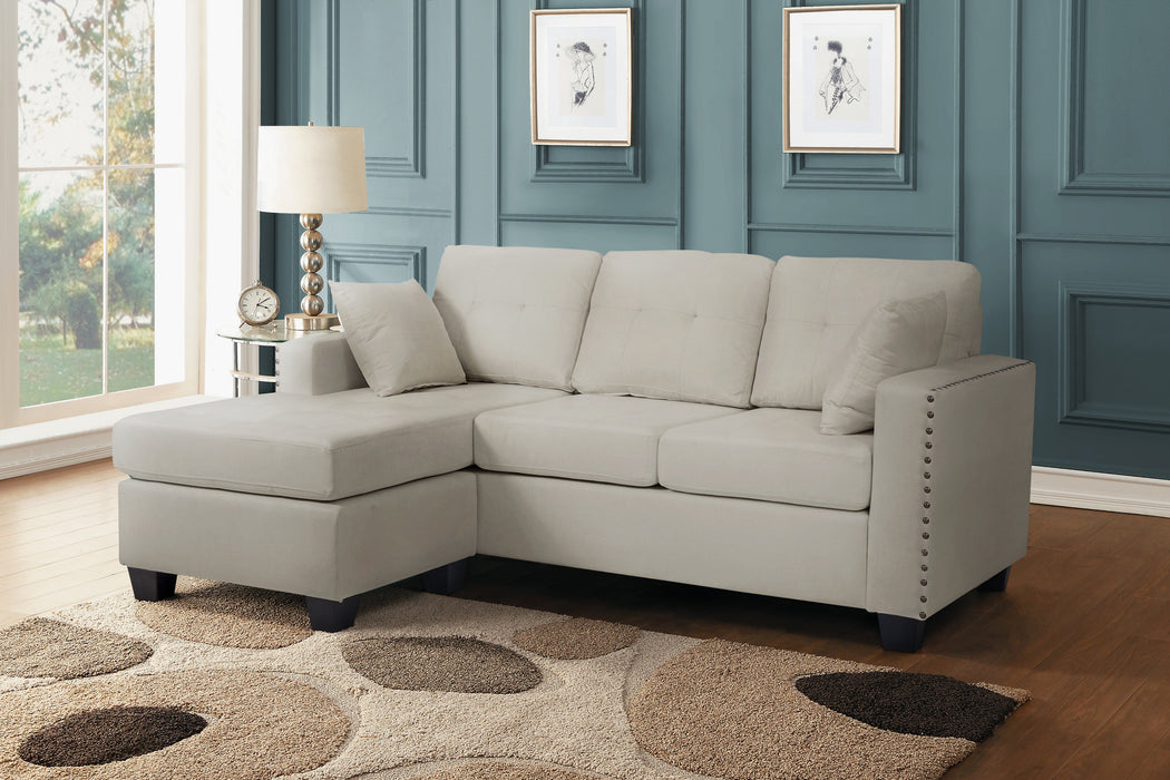 Madeline Reversible Sectional in Gray